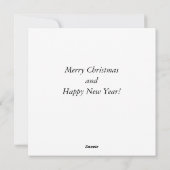 漫画おもしろい雪だるま シーズンカード (裏面)