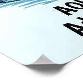 漫画おもしろい雲 ポスター (角)