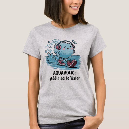 漫画おもしろい雲 Tシャツ (正面)