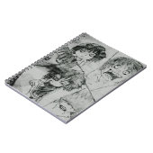 漫画おもしろい顔の表情 ノートブック (左側)