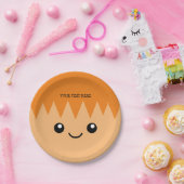 漫画おもしろい顔キッズバースデーパーティカスタムー ペーパープレート (パーティー)