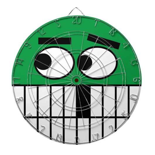 漫画おもしろい顔ダーツボカスタムードゲーム ダーツボード (正面)