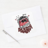 漫画おもしろい スクエアシール (封筒)