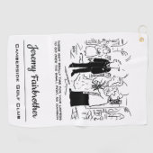 漫画おもしろい – 弁護士のための時間がないと言うVicar ゴルフタオル (横)