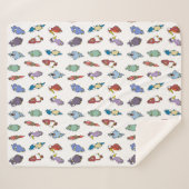 漫画お洒落の鳥ブランケット シェルパブランケット (正面(横))