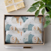 漫画お洒落雪だるま 薄葉紙 (ギフト)