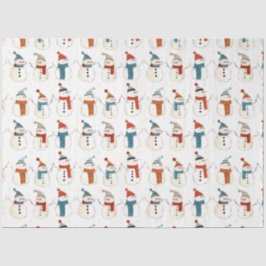 漫画お洒落雪だるま 薄葉紙