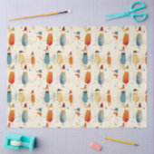 漫画お洒落雪だるま 薄葉紙 (クラフト)