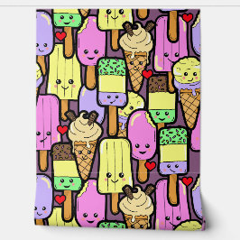 漫画かわいいフードキャラクターキッズベッドルーム 壁紙