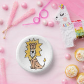 漫画かわいいライオンの子供たちレトロなサファリージャングル ペーパーボウル (パーティー)