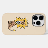 漫画かわいいライオンの子供たちレトロなサファリージャングル Case-Mate iPhoneケース (裏面 (横))