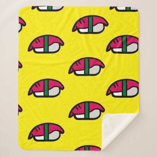 漫画かわいい寿司、フィッシュライス&海藻シェルパB シェルパブランケット (正面)