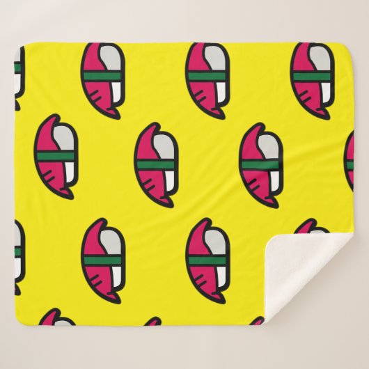 漫画かわいい寿司、フィッシュライス&海藻シェルパB シェルパブランケット (正面(横))