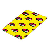 漫画かわいい寿司、フィッシュライス、海藻マグネット マグネット (左側)