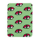 漫画かわいい寿司、フィッシュライス、海藻マグネット マグネット (縦)