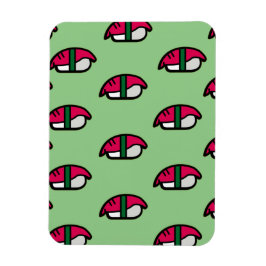 漫画かわいい寿司、フィッシュライス、海藻マグネット マグネット