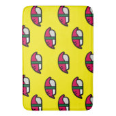 漫画かわいい寿司・魚飯・海苔ふろマット バスマット (正面縦)