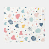 漫画かわいらしの空 フリースブランケット (正面(横))