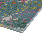 漫画が付いている抽象的でロマンチックなパターン カッティングボード (角)