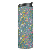 漫画が付いている抽象的でロマンチックなパターン タンブラー (回転左)