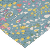 漫画が付いている抽象的でロマンチックなパターン テーブルクロス (アングル)