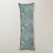 漫画が付いている抽象的でロマンチックなパターン ボディピロー (裏面 (縦))