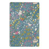 漫画が付いている抽象的でロマンチックなパターン ミニクリップボード (裏面)