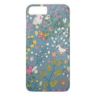 漫画が付いている抽象的でロマンチックなパターン iPhone 8 PLUS/7 PLUSケース