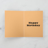 漫画こうもりハロウィン誕生日カード カード (内部)