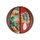 漫画すごいヒーローパパファーザーズデイから子供 ミニバスケットボール (縦)