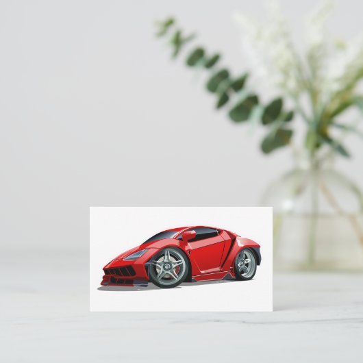 漫画すごい車 名刺 (スタンド正面)