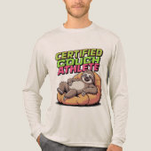 漫画と長袖シャツを着ている男 トライブレンドTシャツ (正面)