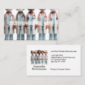 漫画にかわいい医者 名刺 (正面/裏面)