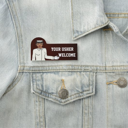 漫画によって描かれる案内係 名札 (インサイチュ)