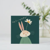 漫画のうさぎ、バレンタインデー サンキューカード (スタンド正面)