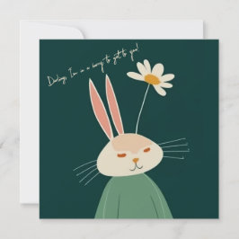 漫画のうさぎ、バレンタインデー サンキューカード