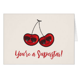 漫画のおもしろいとカッコいいサングラス付き生意気なさくらんぼ