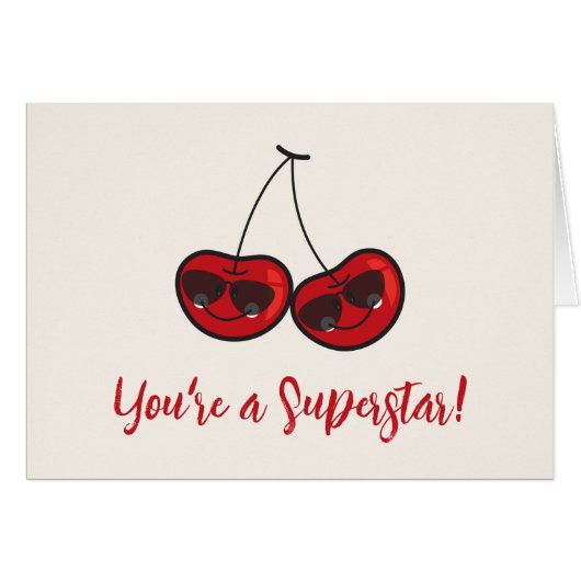 漫画のおもしろいとカッコいいサングラス付き生意気なさくらんぼ (正面横)