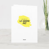 漫画のおもしろいビーガン七面鳥ムームクリスマス シーズンカード (裏面)