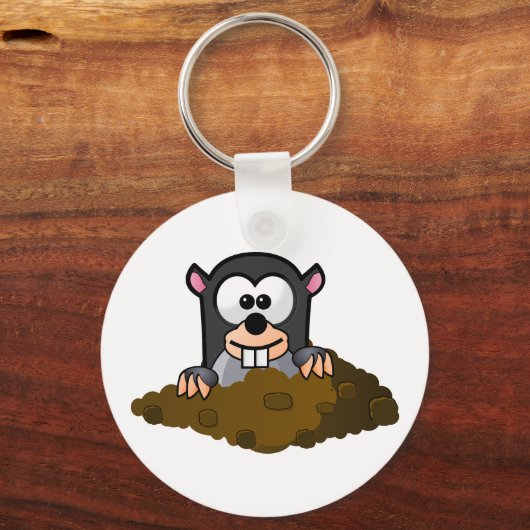漫画のおもしろいモル キーホルダー (正面)