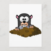 漫画のおもしろいモル ポストカード (正面)