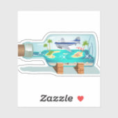 漫画のお土産ボトル シール (シート)