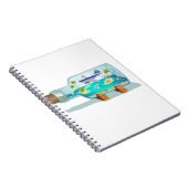 漫画のお土産ボトル ノートブック (右側)