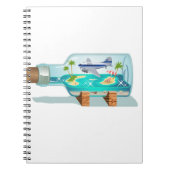 漫画のお土産ボトル ノートブック (正面)