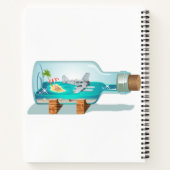 漫画のお土産ボトル ノートブック (裏面)