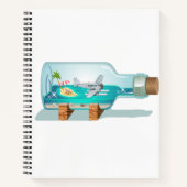 漫画のお土産ボトル ノートブック (正面)