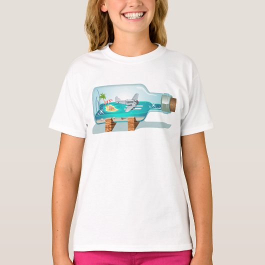 漫画のお土産ボトル Tシャツ (正面)