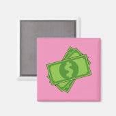 漫画のお金ドル紙幣 マグネット (正面/裏面)