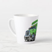 漫画のごみトラック カフェラテマグ (左アングル)