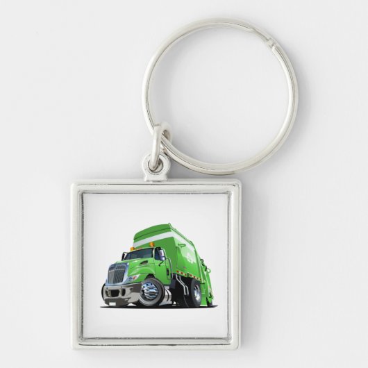 漫画のごみトラック キーホルダー (正面)